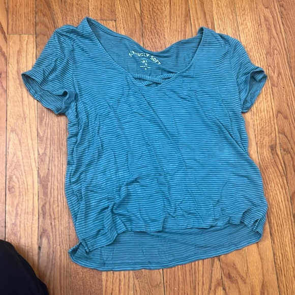 WOMENS AEROPOSTALE SERIOUSLY SOFT TEE - Picture 2 of 4